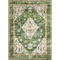 Alfombra Tribal Bohemia Color Verde de 1.22x1.83 m Lahome