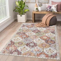 Alfombra Marroquí Color Terracotta Lavable de 0.61x1.52 m Lahome