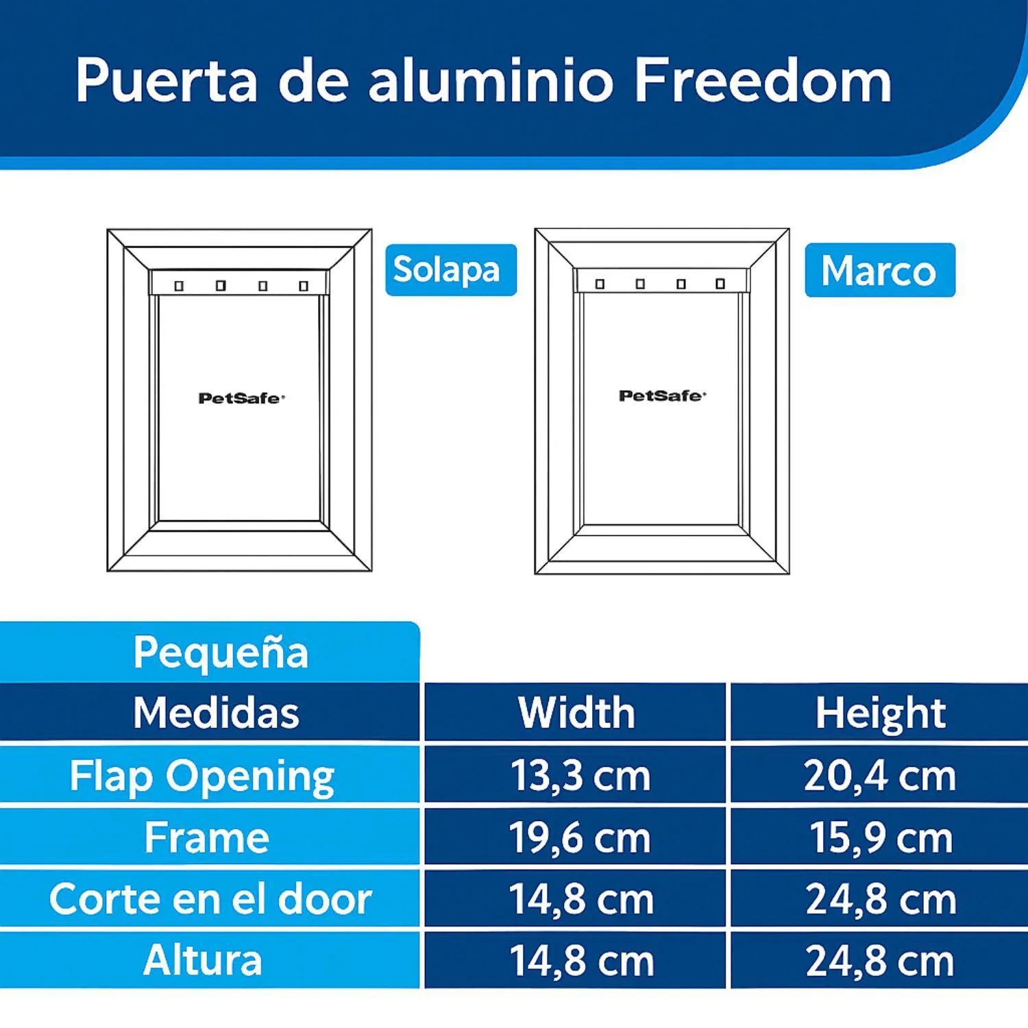 Puerta para Perros Aluminio Reforzado Raza Pequeña Marca PetSafe 5