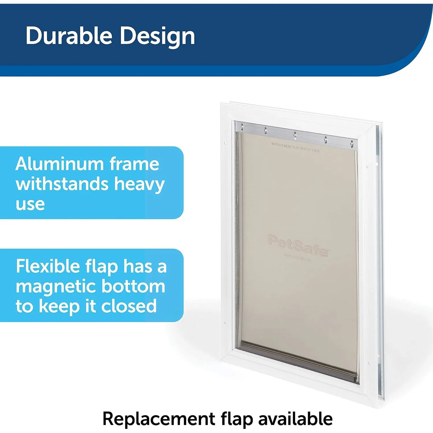 Puerta para Perros Aluminio Reforzado Raza Pequeña Marca PetSafe 8