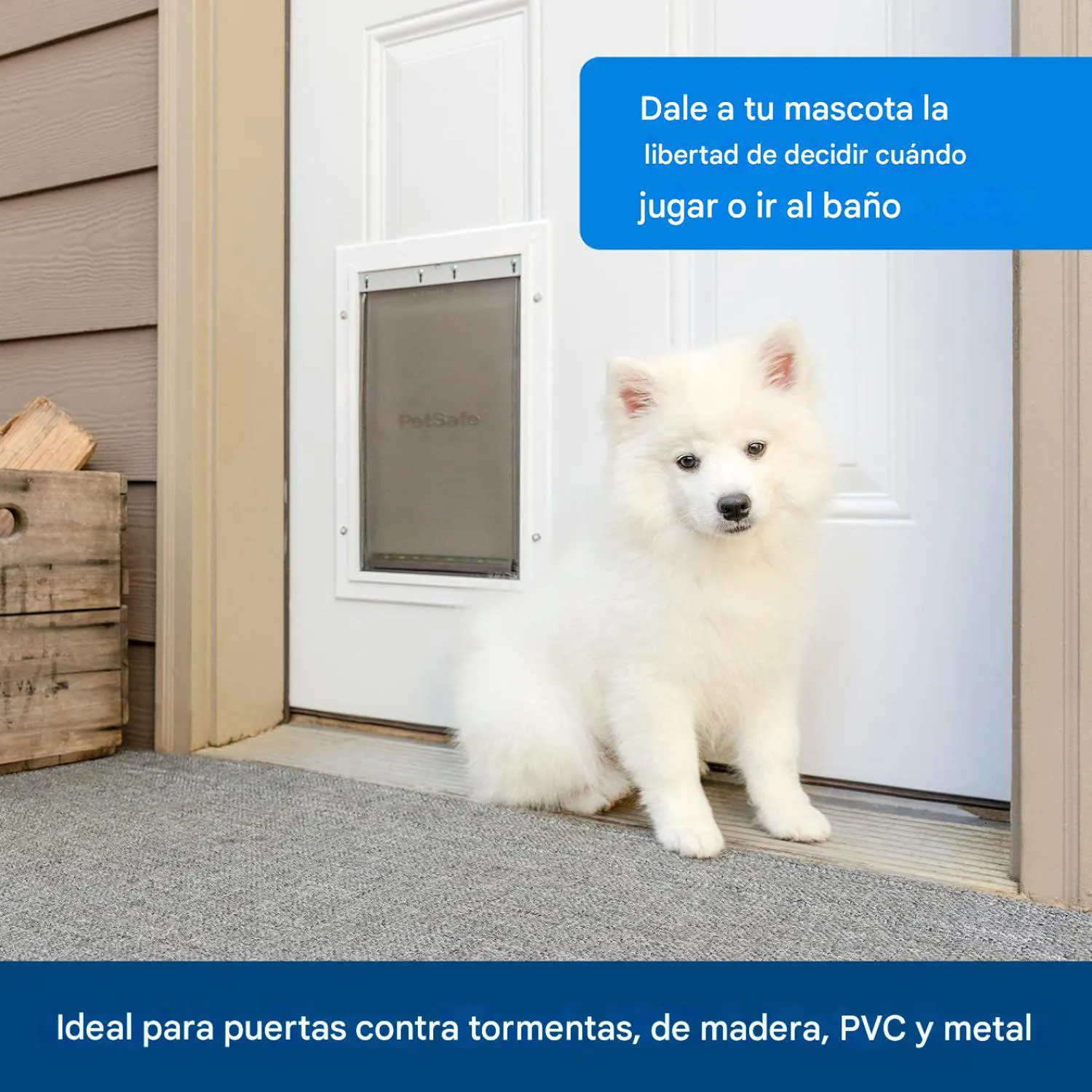 Puerta para Perros Aluminio Térmica Raza Grande Marca PetSafe 3