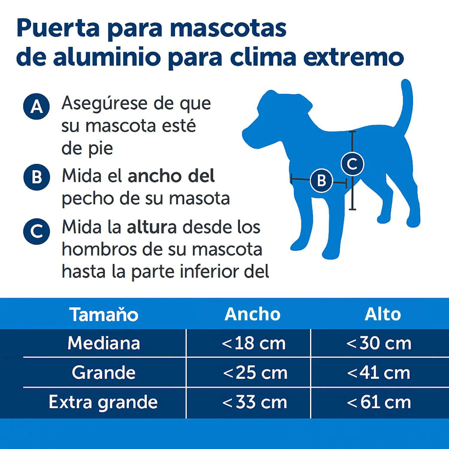 Puerta para Perros Aluminio Térmica Raza Grande Marca PetSafe 4