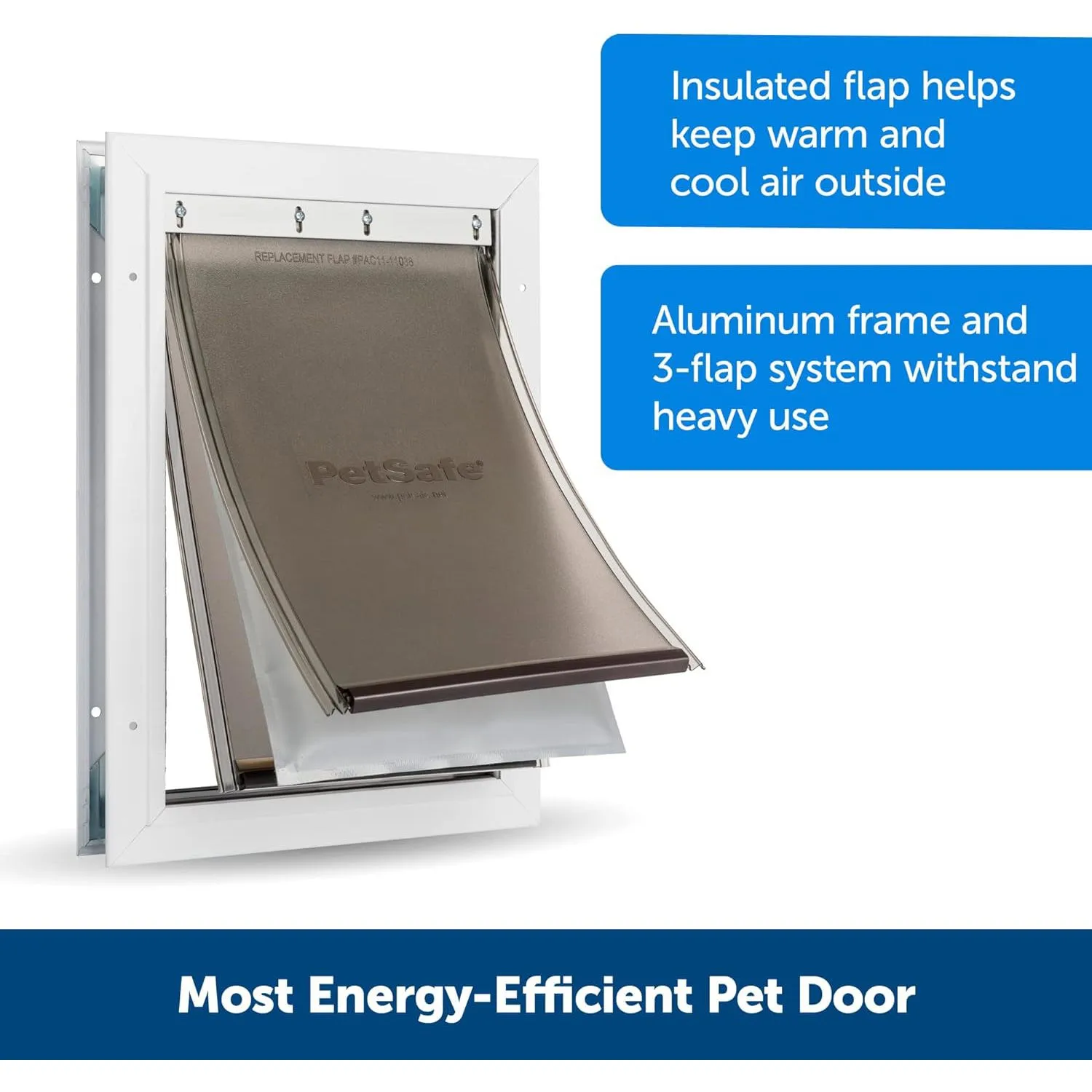 Puerta para Perros Aluminio Térmica Raza Grande Marca PetSafe 7