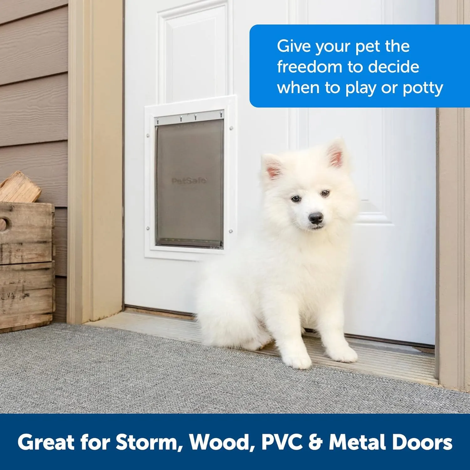 Puerta para Perros Aluminio Térmica Raza Grande Marca PetSafe 9