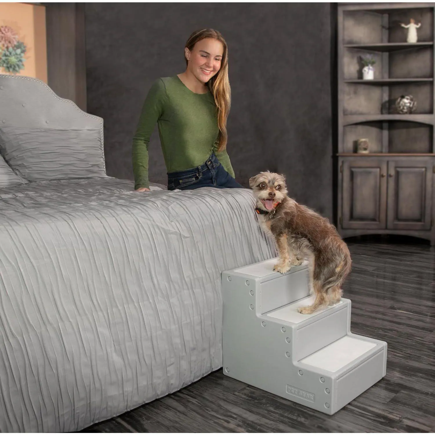 Escalera para Perros Pequeños Blanco