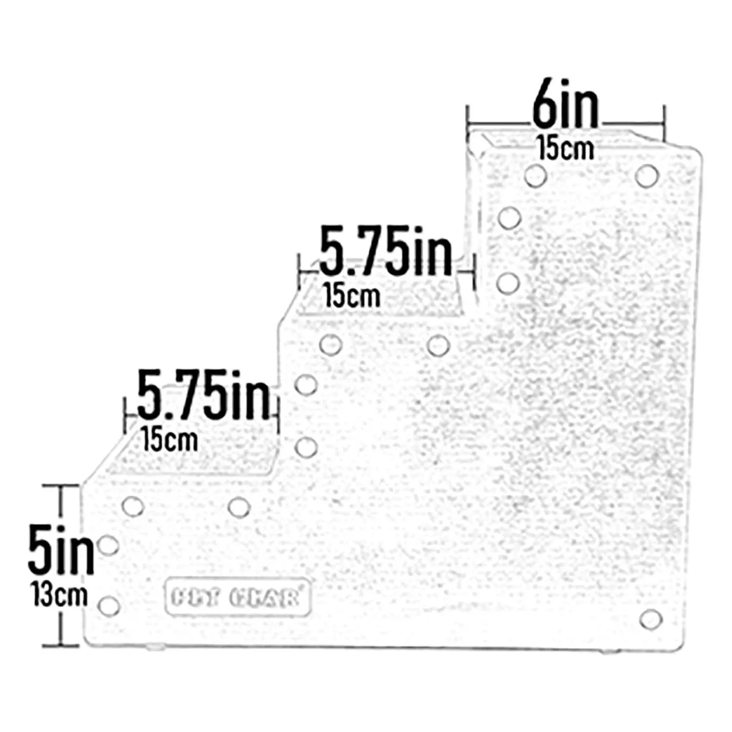 Escalera para Perros Pequeños Blanco 5