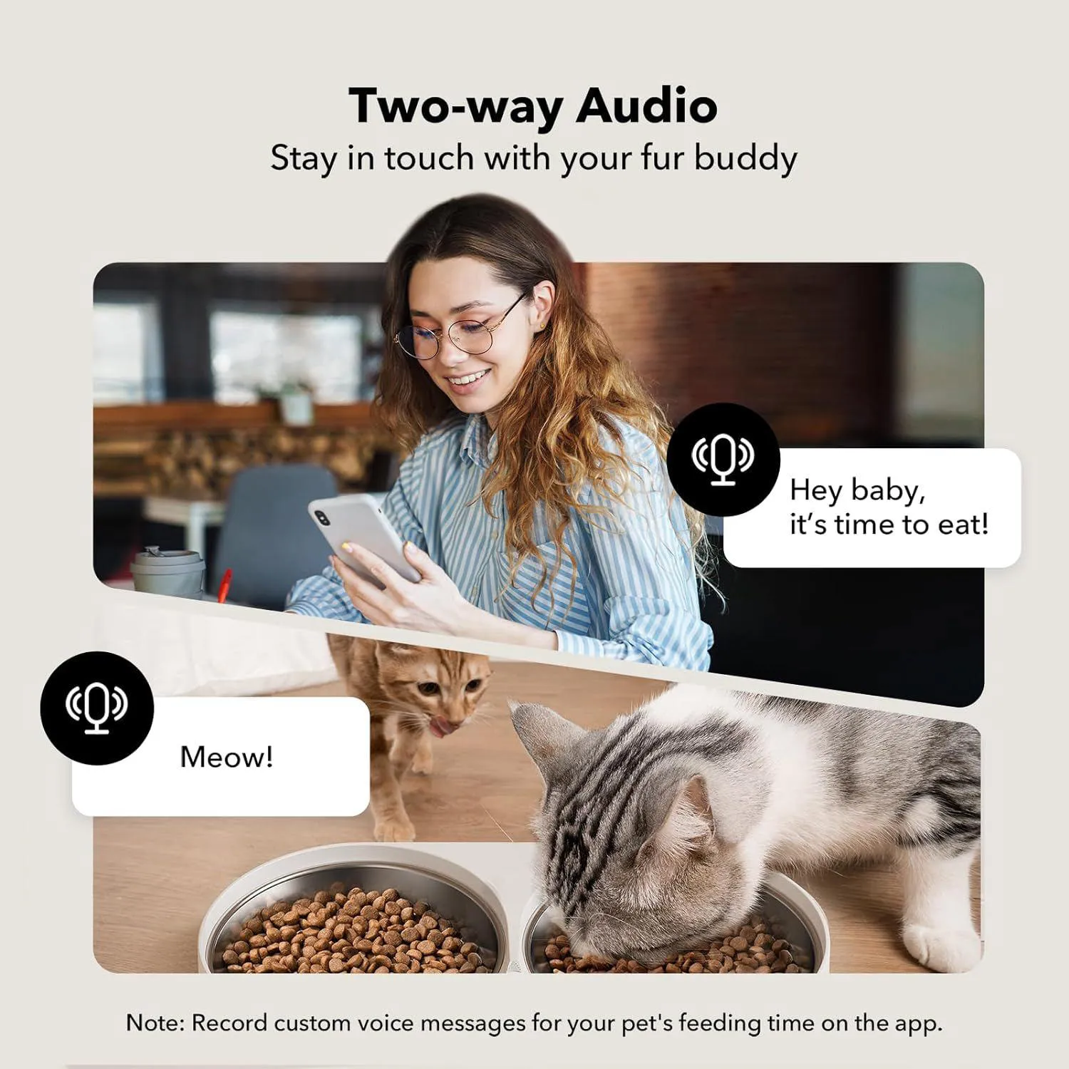 Comedero PETLIBRO con Cámara y Control por App para Dos Mascotas 4