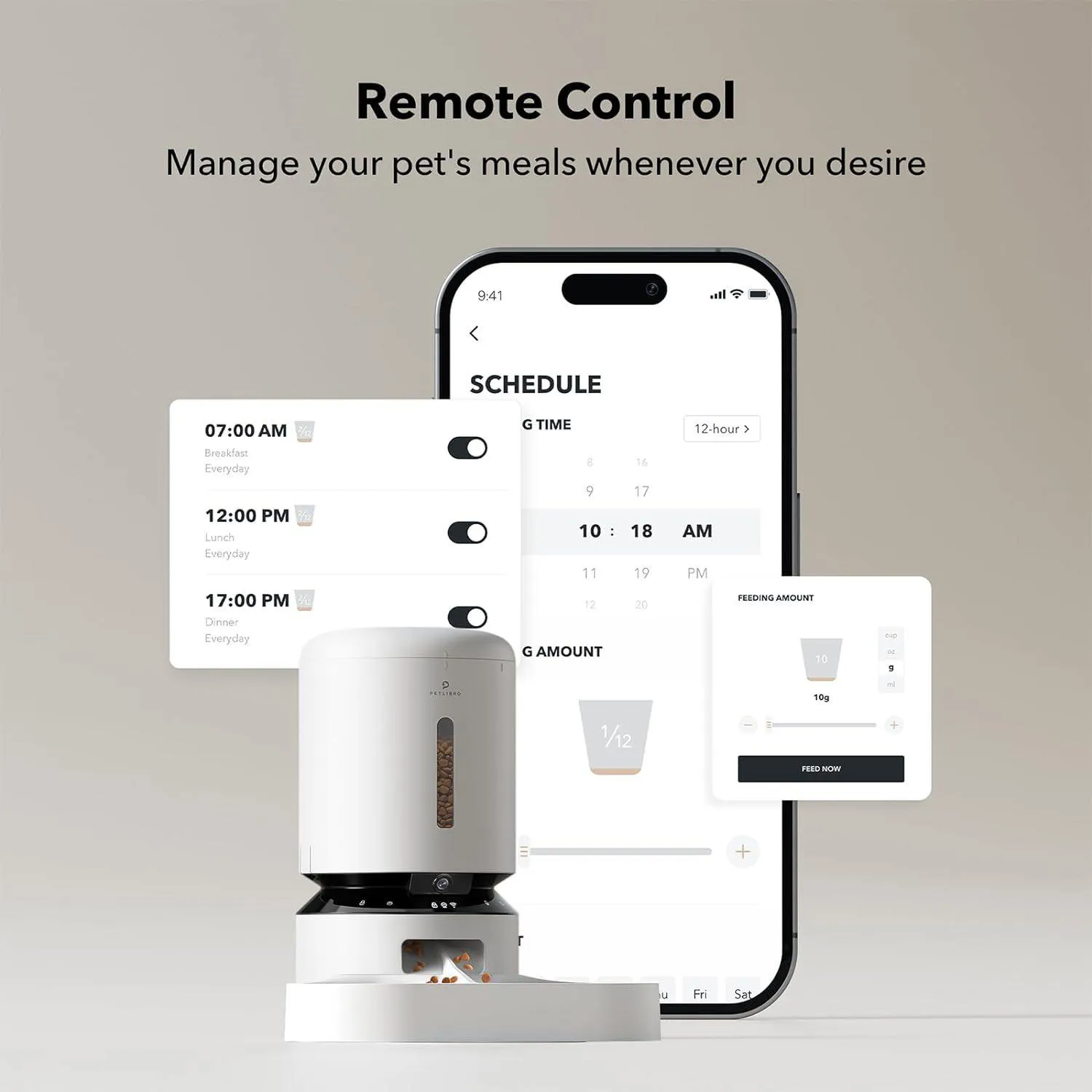 Comedero PETLIBRO con Cámara y Control por App para Dos Mascotas 8