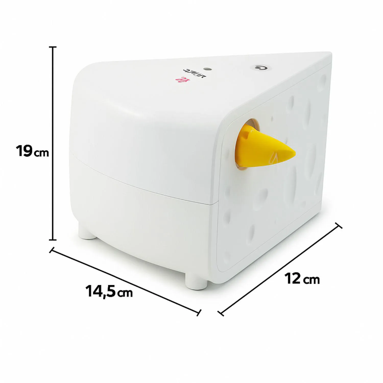 Juguete para Gatos Interactivo Diseño Queso Plástico 14cm PetSafe 8