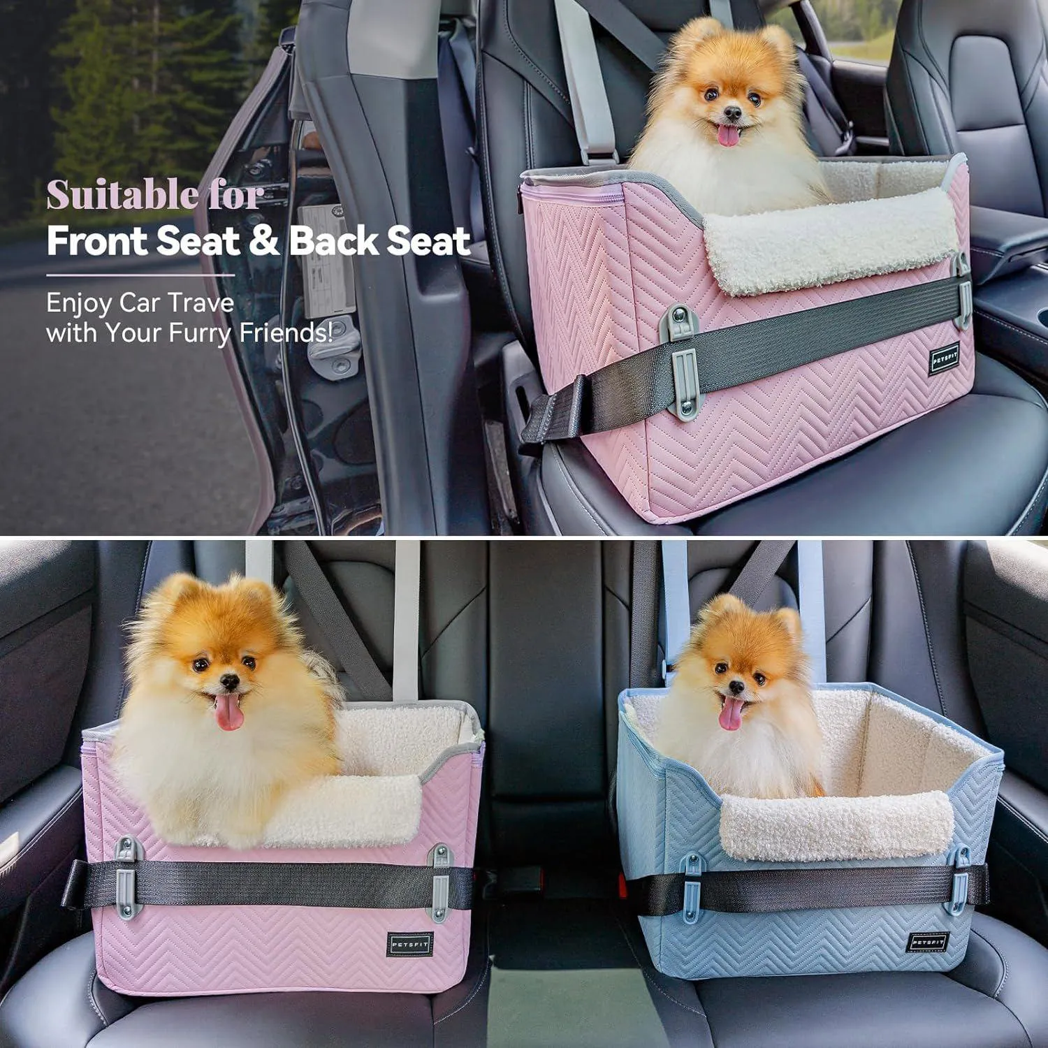 Asiento Para Perros 42x34x29cm PequeñoRosado