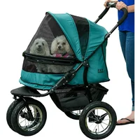Coche Para Mascotas 79x58x108cm Mediano Verde