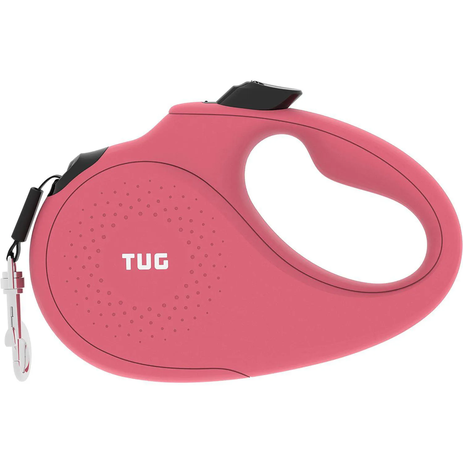 Correa Para Perro  Retráctil Monocromática de 360°. Rosa T