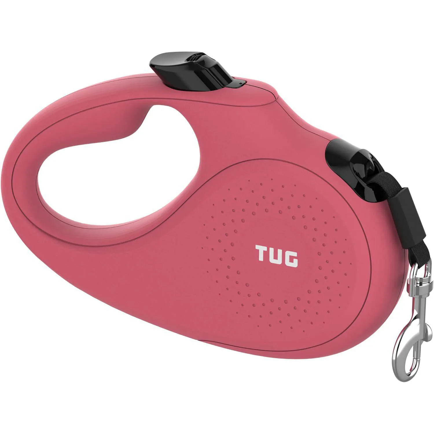 Correa Para Perro  Retráctil Monocromática de 360°. Rosa T 4