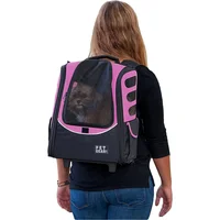 Mochila Para Mascotas 52x39x16cm Mediano Rosado