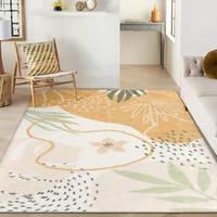 Alfombra Estilo Bohemio Color Gris Topo Lavable de 1.83x2.74 m Lahome