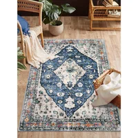 Alfombra Antideslizante Tribal Bohemia de 0.91m x 1.52m Marca Lahome