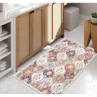 Alfombra de Marroquí Tejida Color Terracota Lavable de 61x1.22 m Lahome
