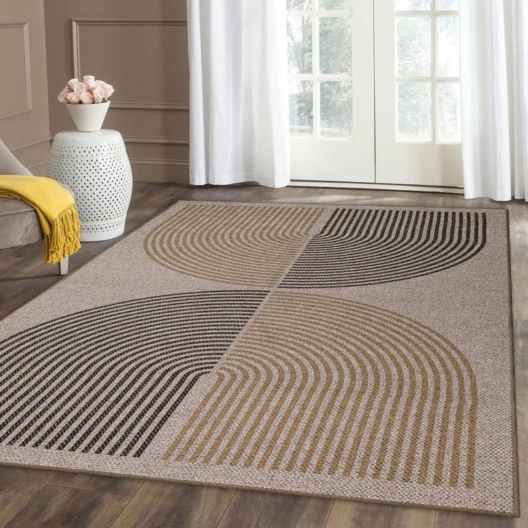 Alfombra De Yute Natural 100x200 Cm | Color Beige | Plegable Y Ecológica | Ideal Para Salón, Entrada O Dormitorio