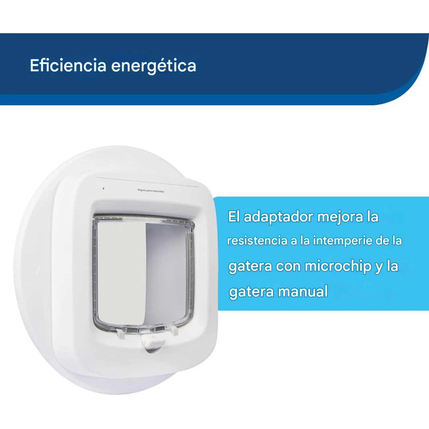 Adaptador de Montaje para Puerta de Gato con Microchip y Solapa Manual 4