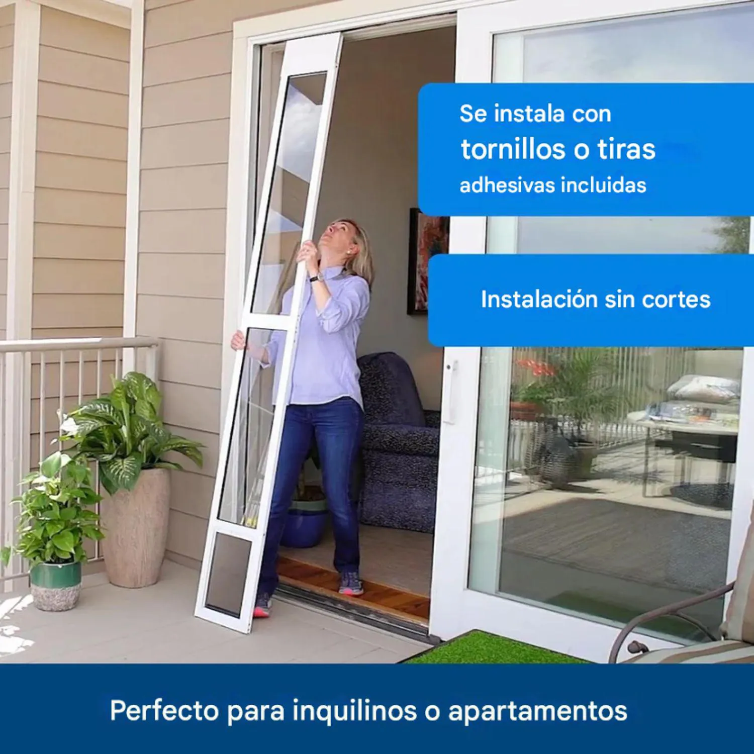 Panel para Puerta Corrediza PetSafe para Mascotas Con Cierre