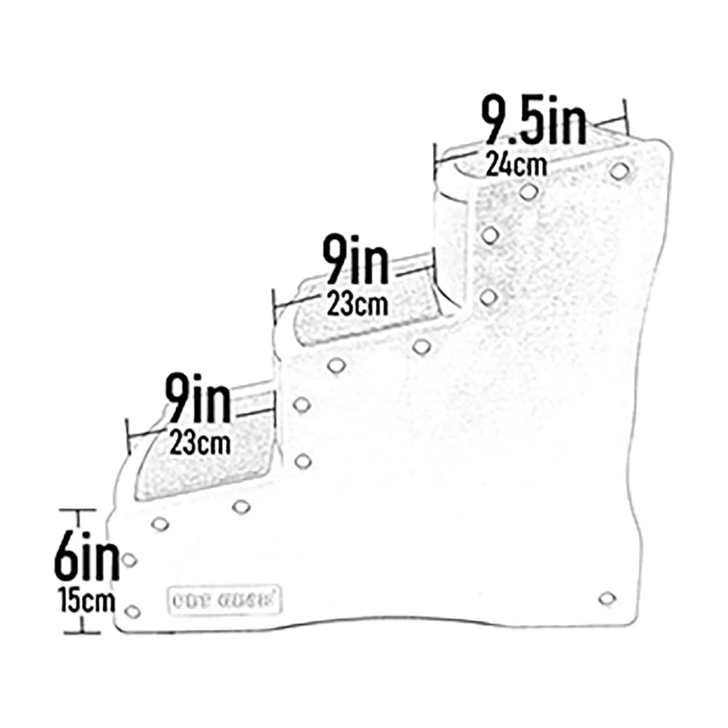 Escalera para Perros de 3 Peldaños 5