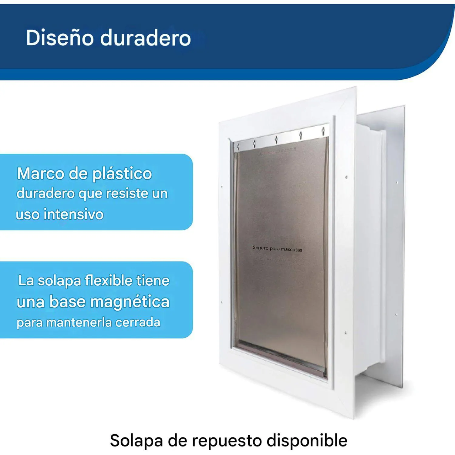 Puerta de Entrada de Pared para Mascotas 4