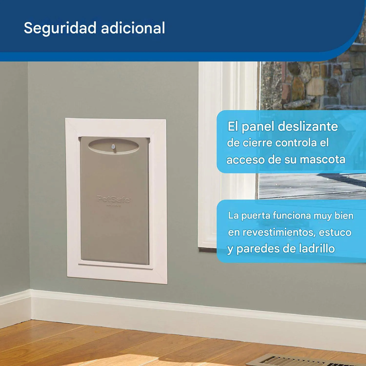 Puerta de Entrada de Pared para Mascotas 5