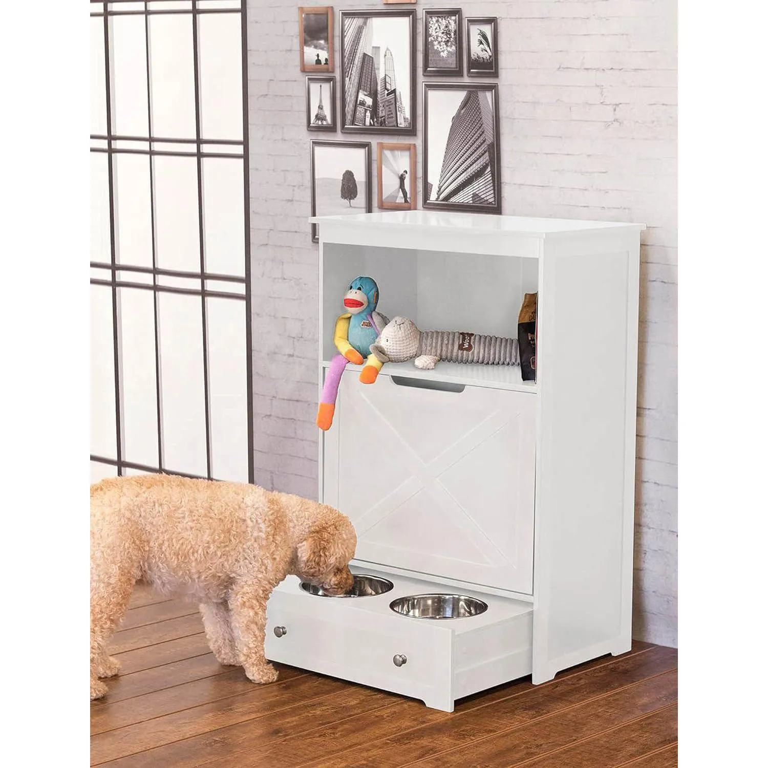 Comedero Para Perro Con Almacenamiento Zoovella 8