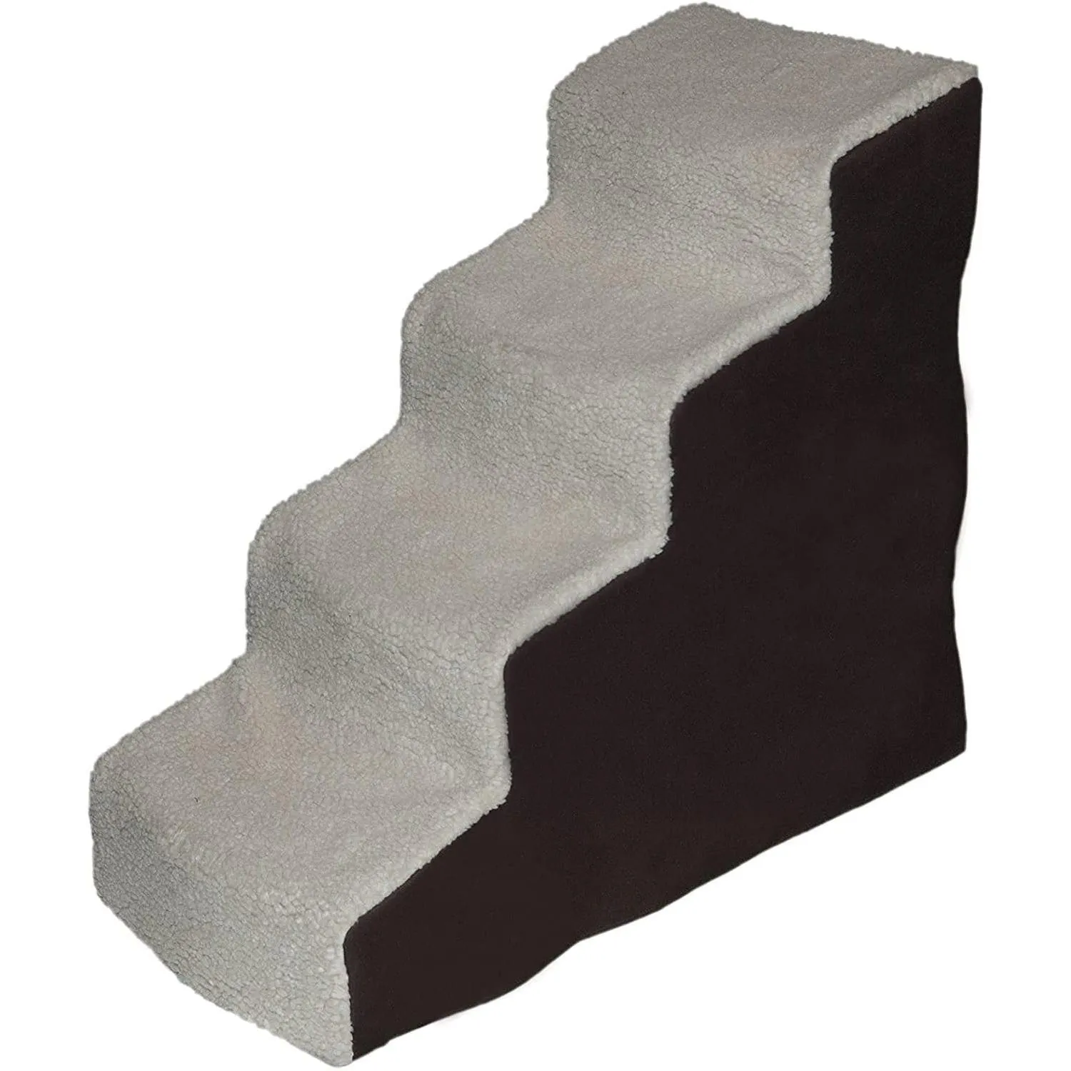 Escalera para Mascotas de 4 Escalones Color Café Pet Gear 4
