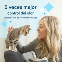 Arenero Automático para Gatos PetSafe Scoopfree Crystal Smart Con App Y Sensor