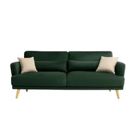 Sofá Cama Joao Tela Pet Friendly Antifluidos 214x87x84 Verde
