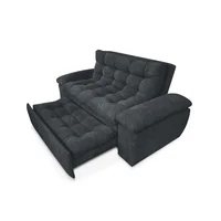 Sofá Cama Najim Tela Pet Friendly Antifluidos 190x80x95 Gris