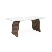 Mesa de Comedor 6p Aragon 73x170x90 Blanco