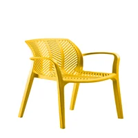 Silla Spyga Con Brazos Ibra De Vidrio Puv Mostaza