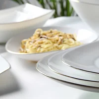 Plato Pando Redondo Boat Gold Vitro de 10.5 Pulgadas Essenza