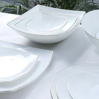 Plato Sopero Redondo Boat Gold Vitro de 9 Pulgadas Essenza
