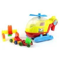 Helicóptero Didáctico: Juguete Creativo Desarrollo Infantil Amarillo