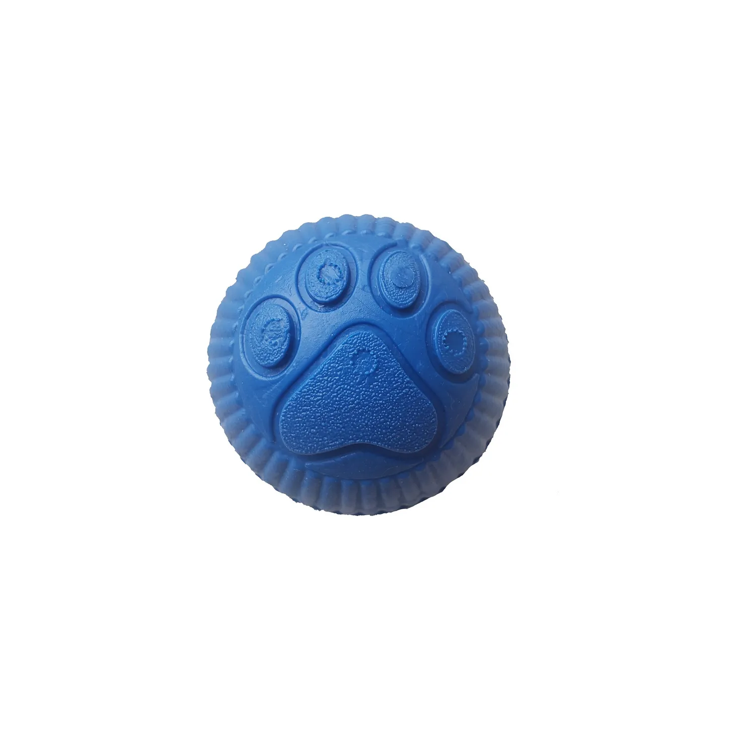 Pelota Para Perro Pequeña De Goma Azul