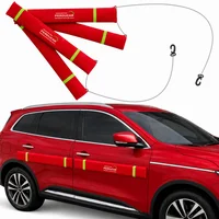 Protector de Puertas Magnético para Auto Tamaño Estándar 2 Lados Rojo