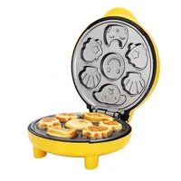 Mini Maquina De Wafles Infantiles De Figuras Antiadherente