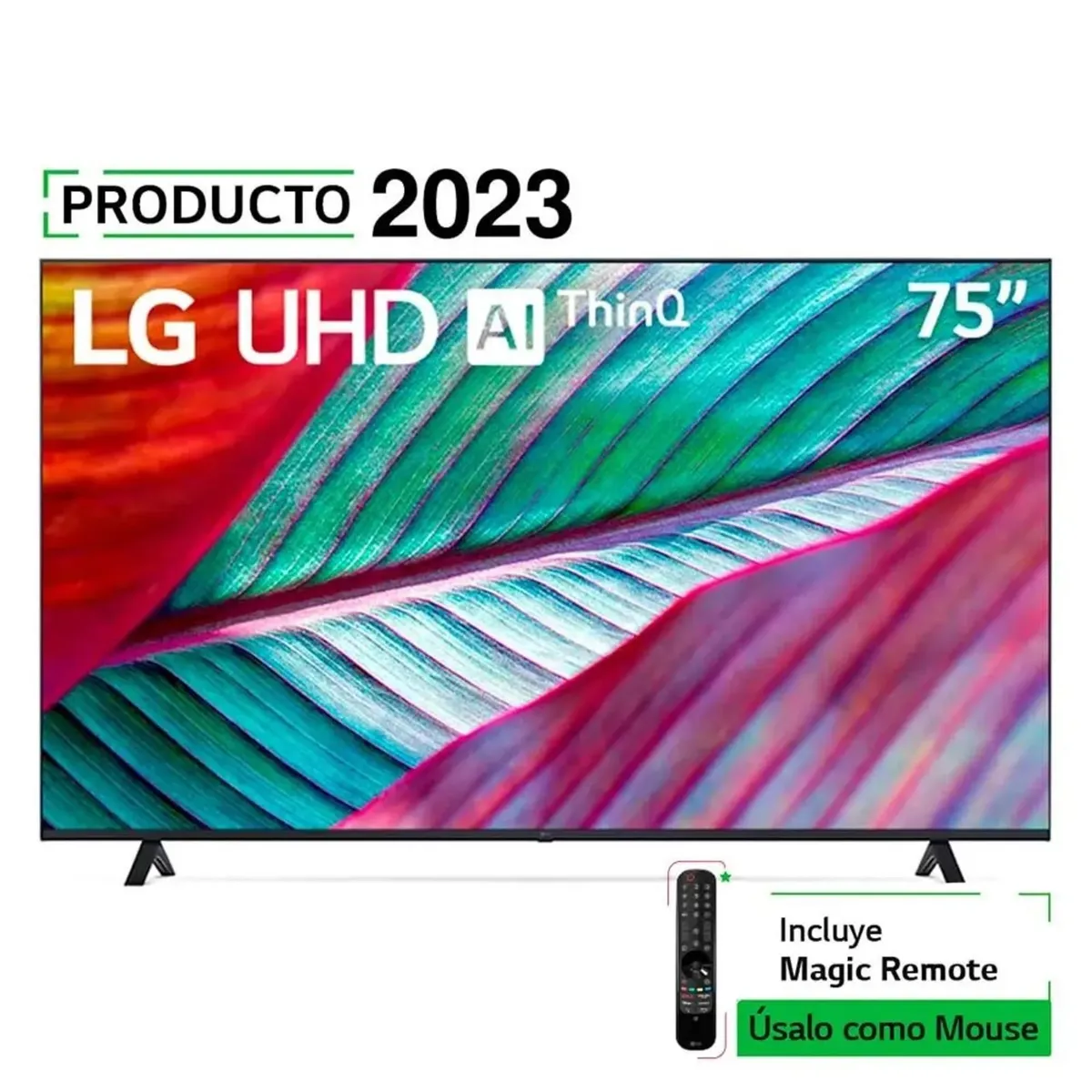LG - Televisor Lg 75 Pulgadas Smart Tv 4k Uhd Ai Thinq Incluye Control Magic