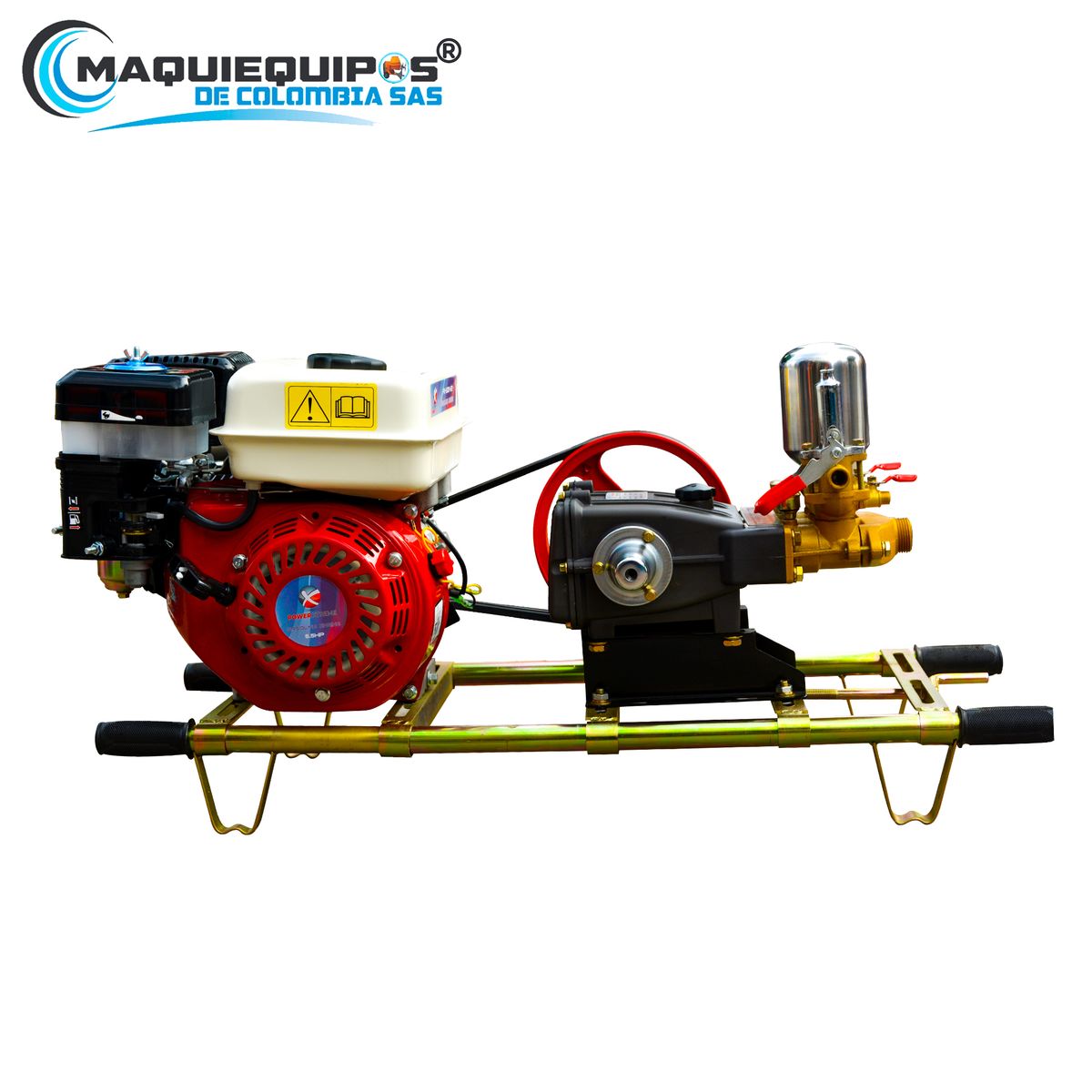 MAQUIEQUIPOS - Fumigadora Estacionaria Importada Power Xtreme Px-S30-E2 Motor Gasolina 6.5 Hp (30Litros/Min. Presión 0-500)