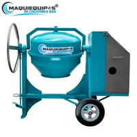 Mezcladora de Concreto de Medio Bulto con Motor Eléctrico Asiatico 2HP 1800RPM