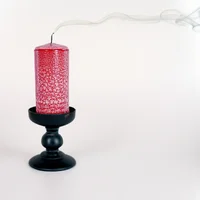 Vela Pillar 7.5 X 15 Marmol Rojo Mate