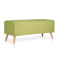 Puff Banco Otomano Liso Verde Pistacho