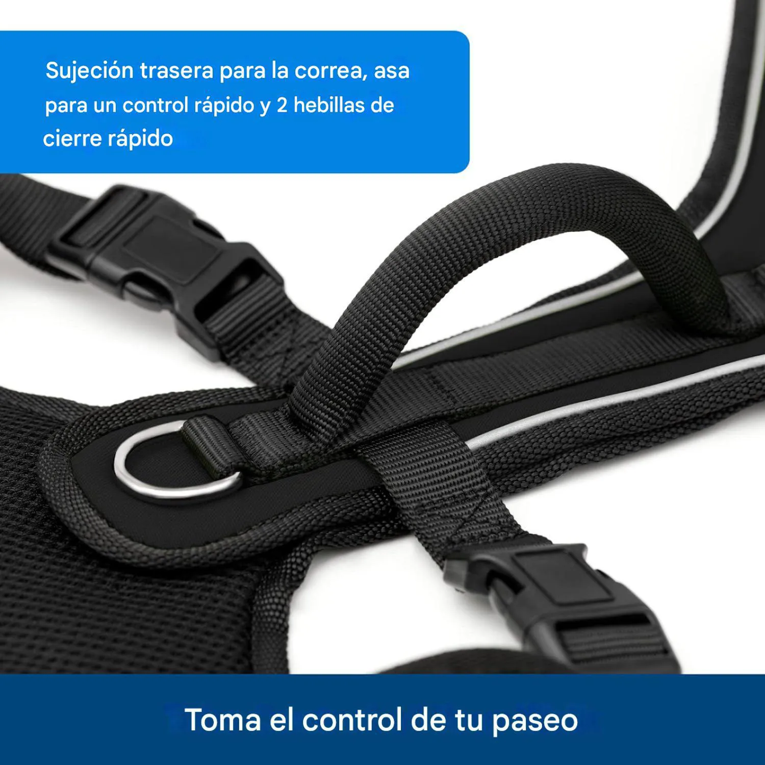 Arnés para Perros Nailon Acolchado Reflejante Talla L Marca PetSafe 3