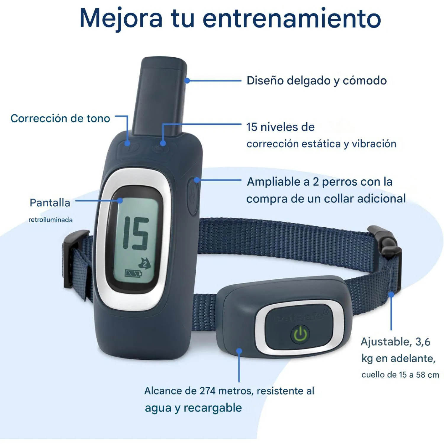 Collar Para Perro De Entrenamiento Remoto Petsafe 3