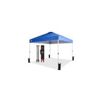 Toldo Plegable Instantáneo para Exterior CROWN SHADES Azul