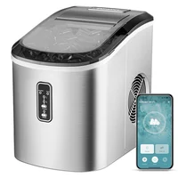 Máquina De Hielo EuHomy Inteligente Para Cubitos De Bala Con Autolimpieza