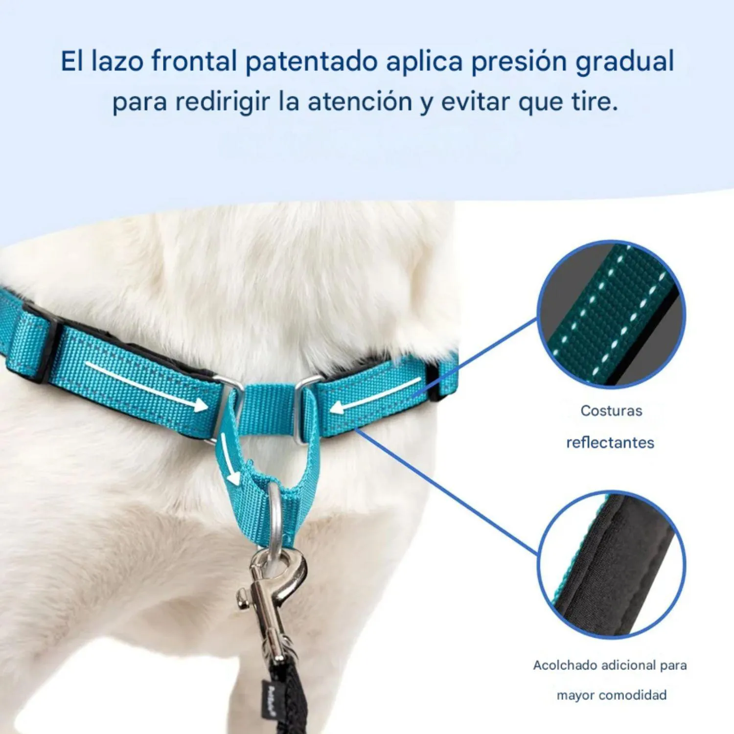 Arnés Para Perro Sin Tirones PetSafe Easy Walk Talla Grande Azul Rey